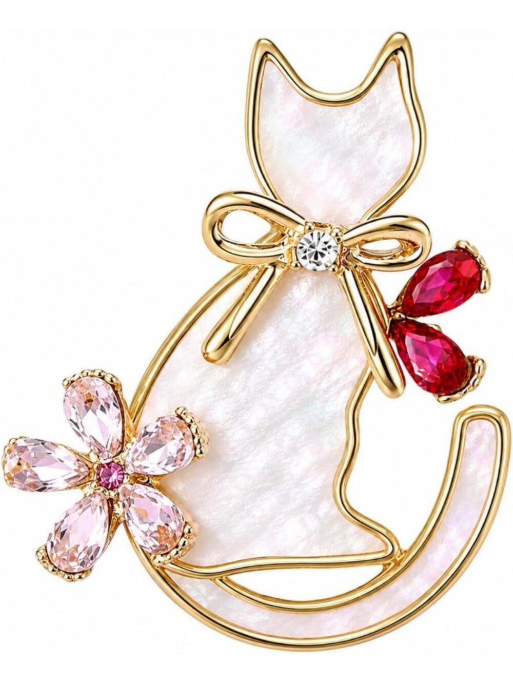 Sparkly Rhinestone Animal Brooch Pins for Women | Cute Fashion Accessories